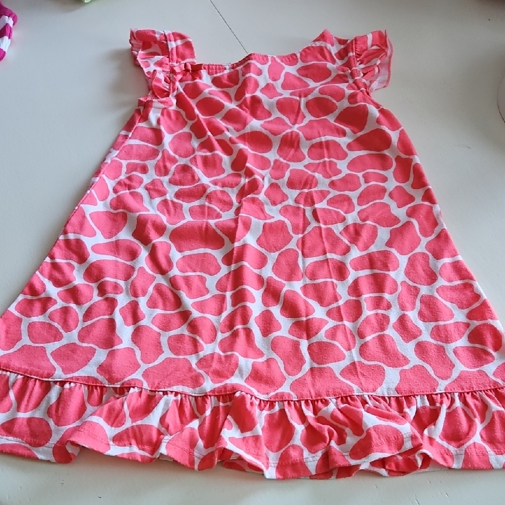 Gymboree Pink and White Patterned Dress